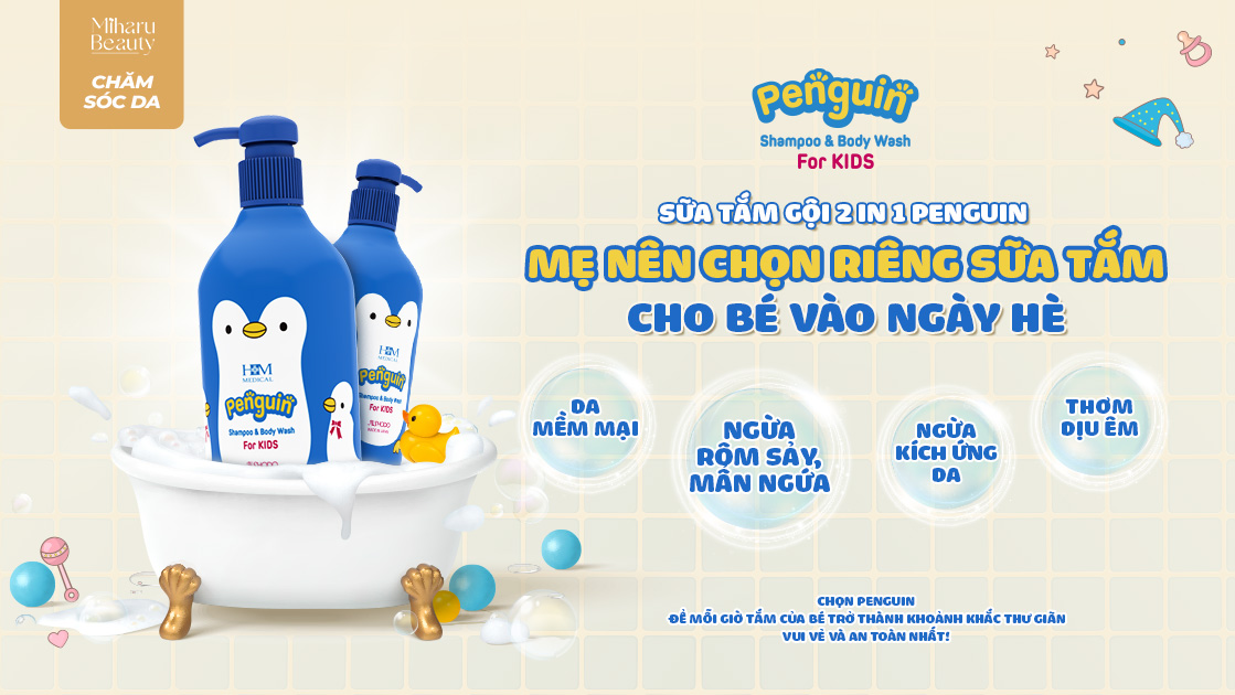 MẸ NÊN CHỌN RIÊNG SỮA TẮM CHO BÉ VÀO NGÀY HÈ