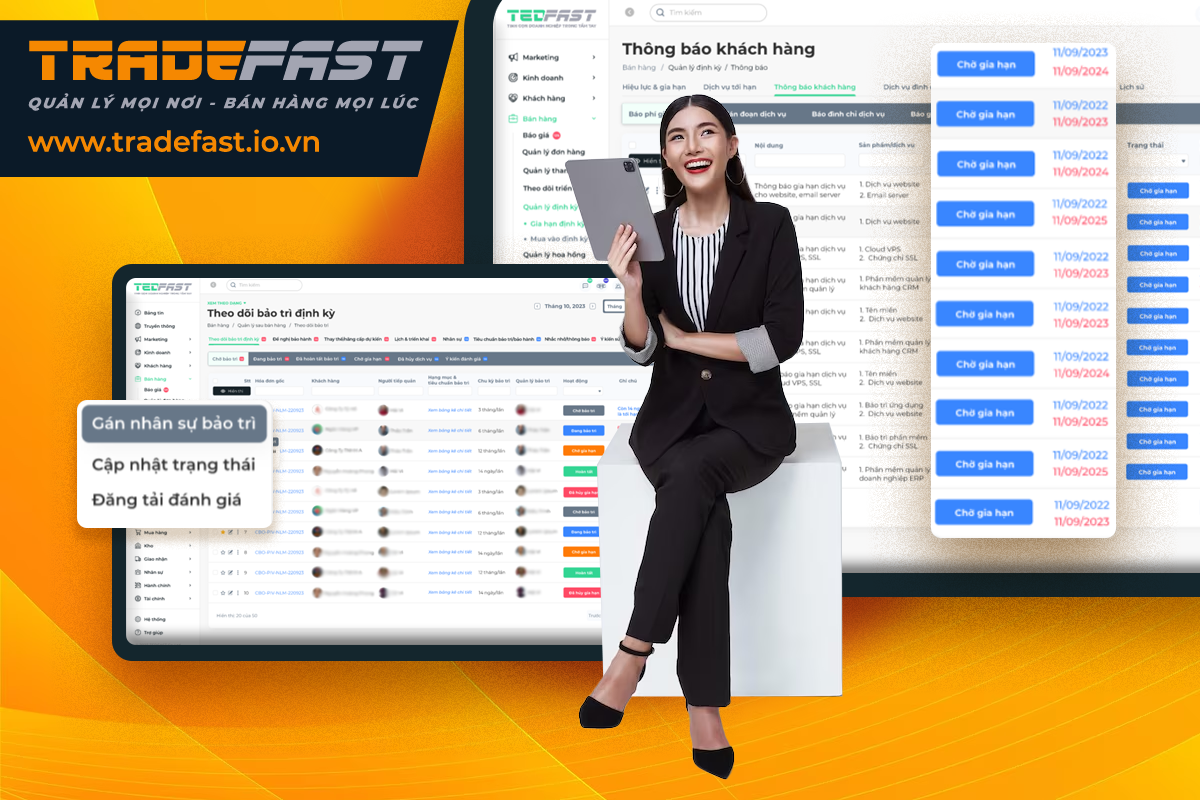 Không Còn Quên Lịch Hẹn! ERP Tradefast Giúp Doanh Nghiệp Duy Trì Mối Quan Hệ Với Khách Hàng